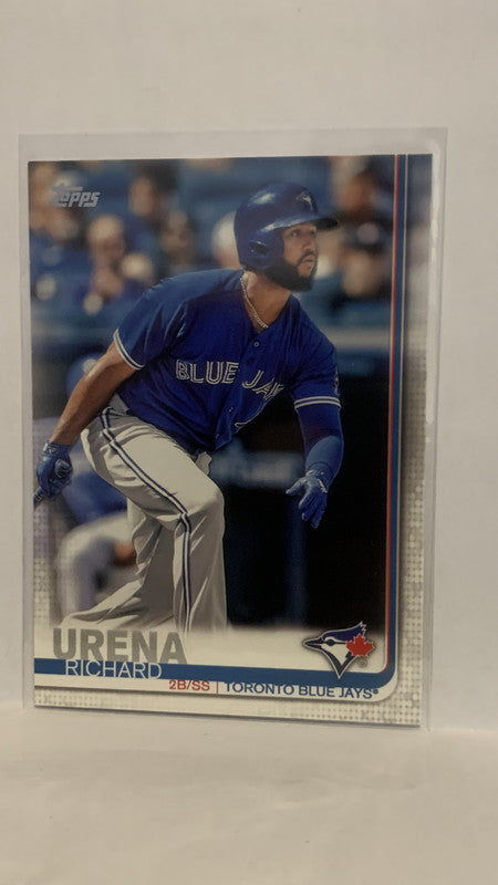 #39 Richard Urena  Toronto Blue Jays 2019 Topps Series 1 Baseball Card