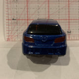 Blue Stock Racer Van Motor Max Diecast Car EO