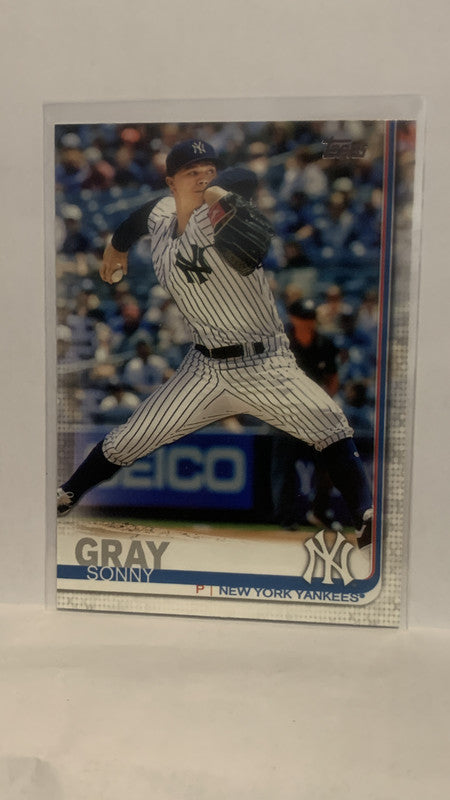 #285 Sonny Gray New York Yankees 2019 Topps Series 1 Baseball Card