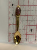 Pink Rock Gem Canada Souvenir Spoon