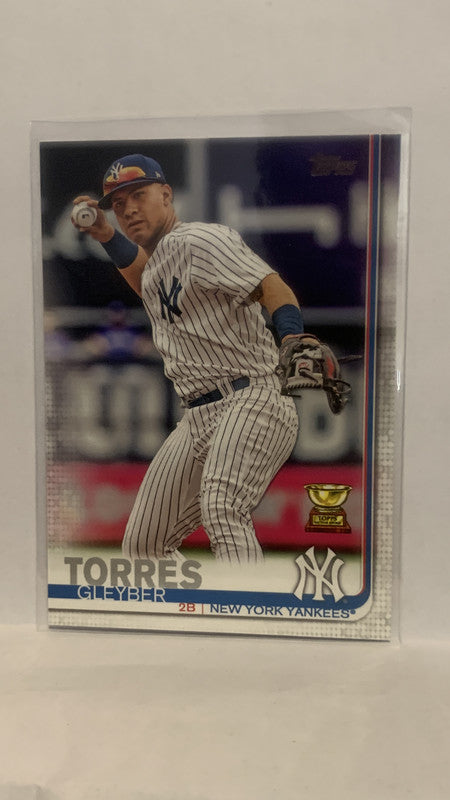 #7 Gleyber Torres New York Yankees 2019 Topps Series 1 Baseball Card