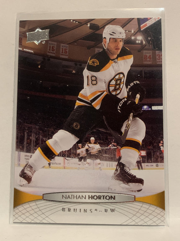 #190 Nathan Horton Boston Bruins 2011-12 Upper Deck Series One Hockey Card  NHL