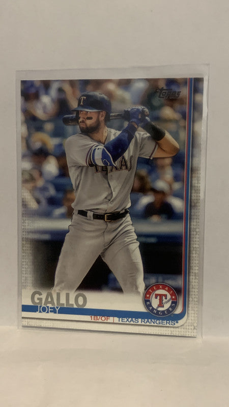 #112 Joey Gallo Texas Rangers 2019 Topps Series 1 Baseball Card