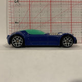 Blue Mcdonalds Stock Racer ©2009 Hot Wheels Diecast Car EP