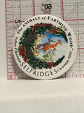 The animals of Farthing Wood Selfridges 1993 Button Pinback