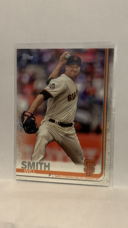 #203 Will Smith San Francisco Giants 2019 Topps Series 1 Baseball Card