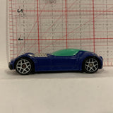 Blue Mcdonalds Stock Racer ©2009 Hot Wheels Diecast Car EP