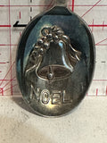 Christmas 1995 Mary Jesus Noel Bell Silverplated Holiday Souvenir Spoon