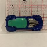 Blue Mcdonalds Stock Racer ©2009 Hot Wheels Diecast Car EP