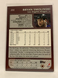 #231 Bryan Smolinski Los Angeles Kings 2002-03 Topps   Hockey Card  NHL