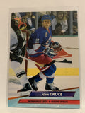 #442 John Druce Winnipeg Jets 1992-93 Fleer Ultra Hockey Card  NHL