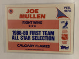 #5 Joe Mullen Calgary Flames 1989-90 Topps Sticker Insert Hockey Card  NHL