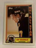 #7 Ray Bourque   Boston Bruins 1989-90 Topps Sticker Insert Hockey Card  NHL