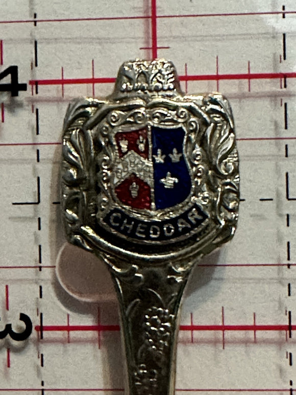 Cheddar Crest Emblem EPNS England Europe Souvenir Spoon