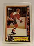 #9 Geoff Courtnall Washington Capitals 1989-90 Topps Sticker Insert Hockey Card  NHL
