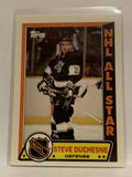 #10 Steve Duchesne Los Angeles Kings 1989-90 Topps Sticker Insert Hockey Card  NHL