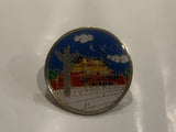 Totem Building asian Lapel Hat Pin CC