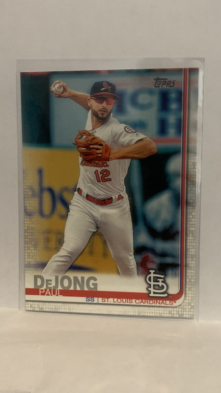 #125 Paul Dejong St Louis Cardinals 2019 Topps Series 1 Baseball Card