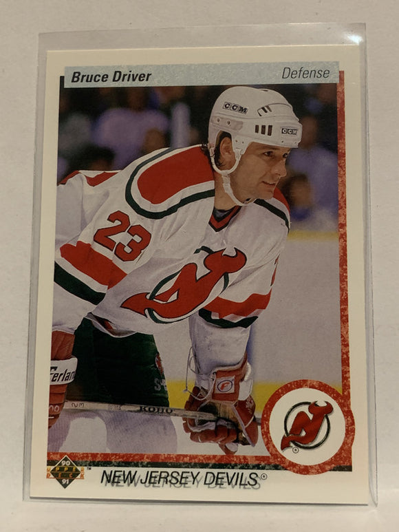 #373 Bruce Driver New Jersey Devils 1990-91 Upper Deck Hockey Card  NHL