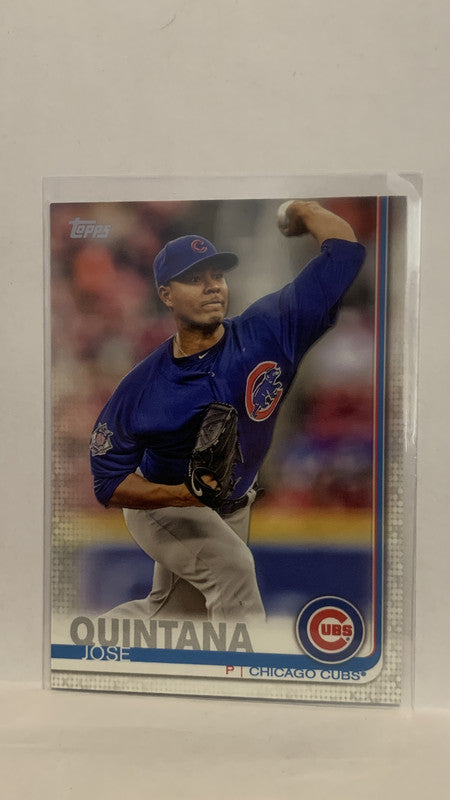 #105 Jose Quintana Chicago Cubs 2019 Topps Series 1 Baseball Card