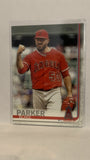 #18 Blake Parker  Los Angeles Angels 2019 Topps Series 1 Baseball Card