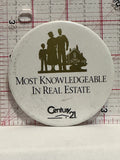 Century 21 Most Knowledgeable in Real Estate Button Pinback