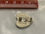 Kermit The Frog on a Heart Lapel Hat Pin CC