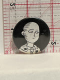 Saitama Anime Character Button Pinback