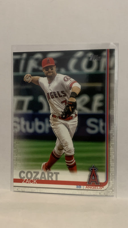 #204 Zack Cozart Los Angeles Angels 2019 Topps Series 1 Baseball Card