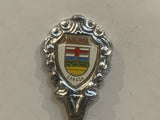 Cow Lake Alberta Crest Emblem Collectable Souvenir Spoon EY
