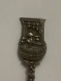 Christmas 1977 Fireplace Souvenir Spoon