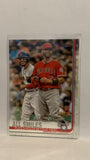 #295 All Smiles Pujols Holds Betts at First  2019 Topps Series 1 Baseball Card