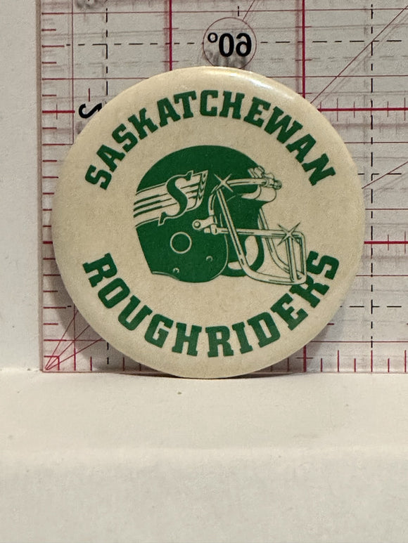 Saskatchewan Roughriders CFL Helmet Button Pinback