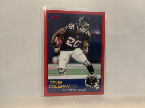 #245 Tevin Coleman Atlanta Falcons 2019 Score Football Card MA