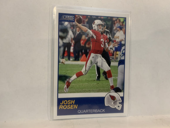 #283 Josh Rosen  Arizona Cardinals 2019 Score Football Card MA