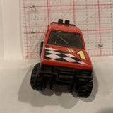 Red #1 Checkered Flag Lifted Truck ©1987 Hot Wheels Diecast Car EP