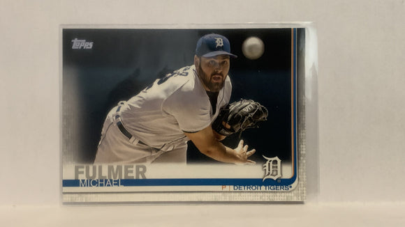 #173 Michael Fulmer Detroit Tigers 2019 Topps Series 1 Baseball Card