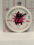 Camada's Fitweek '93 You'll love the Feeling Button Pinback