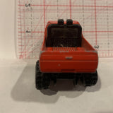 Red #1 Checkered Flag Lifted Truck ©1987 Hot Wheels Diecast Car EP