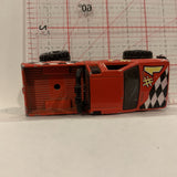 Red #1 Checkered Flag Lifted Truck ©1987 Hot Wheels Diecast Car EP