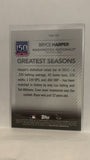 #150-131 Bryce Harper Washinton Nationals 2019 Topps Series 1 Baseball Card