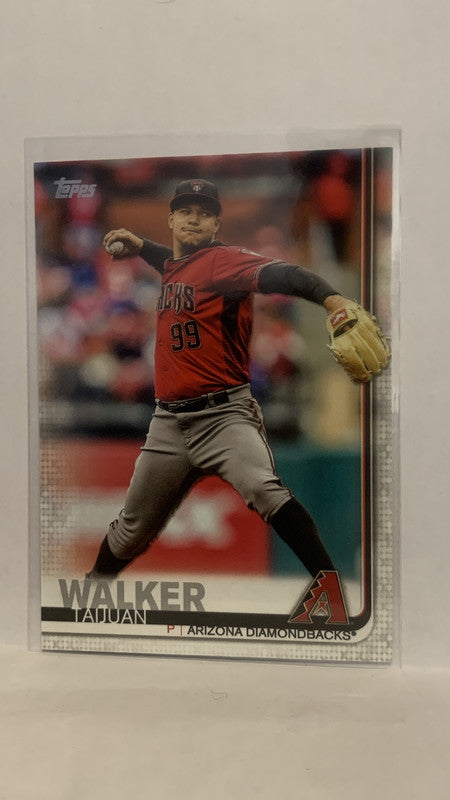 #286 Taijuan Walker Arizona Diamondbacks 2019 Topps Series 1 Baseball Card