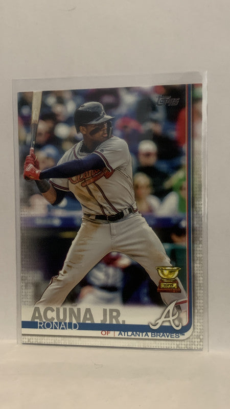 #1 Ronald Acuna Jr Atlanta Braves 2019 Topps Series 1 Baseball Card