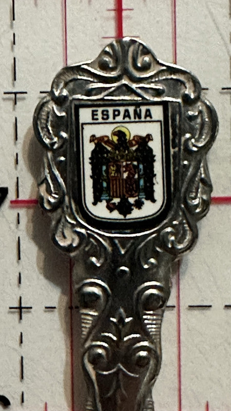 Espana Coat of Arms Spain Europe Souvenir Spoon