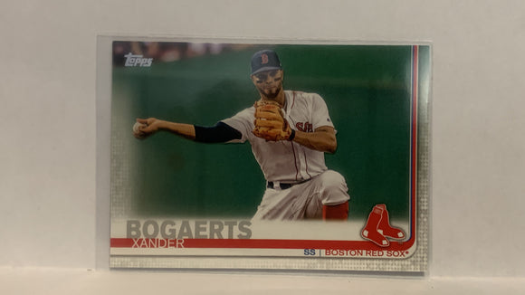 #167 Zander Bogaerts Boston Red Sox 2019 Topps Series 1 Baseball Card