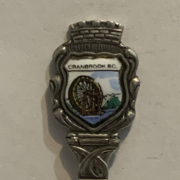 Cranbrook British Columbia Water Wheel Collectable Souvenir Spoon AH