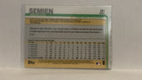 #201 Marcus Semien Oakland Athletics 2019 Topps Series 1 Baseball Card