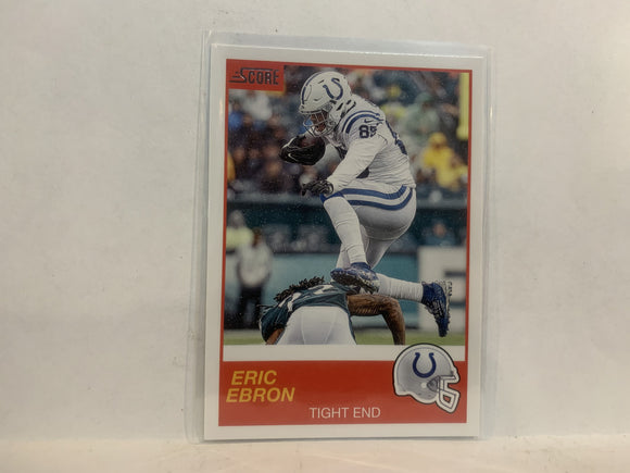#58 Eric Ebron Indianapolis Colts 2019 Score Football Card MA