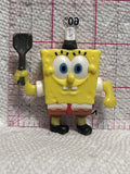 Sponge Bob Flipping Burgers Mcdonalds  Toy Character