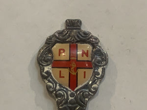R N L I Flag Crest Collectable Souvenir Spoon EZ